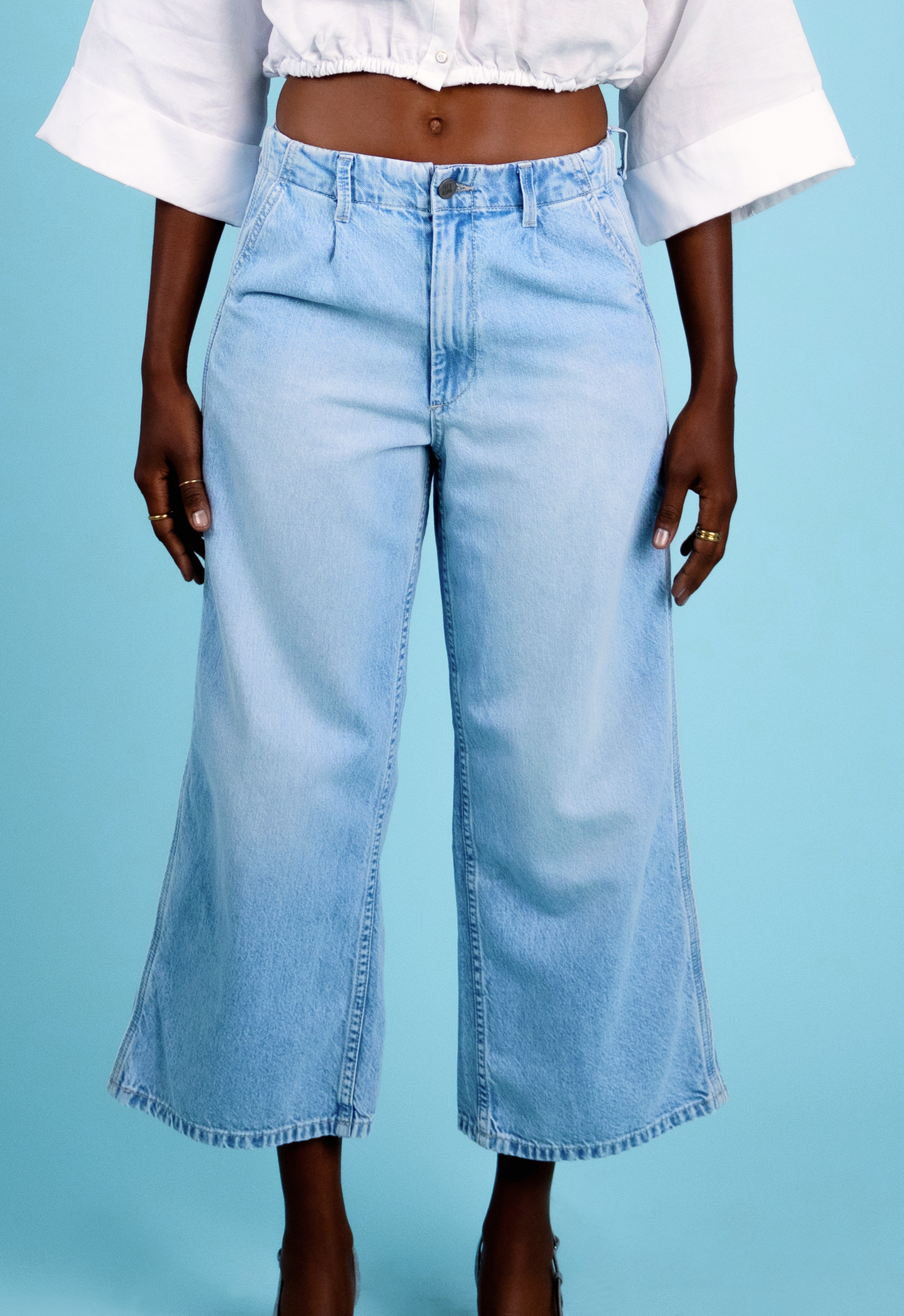Naomi Cropped Denim Trouser