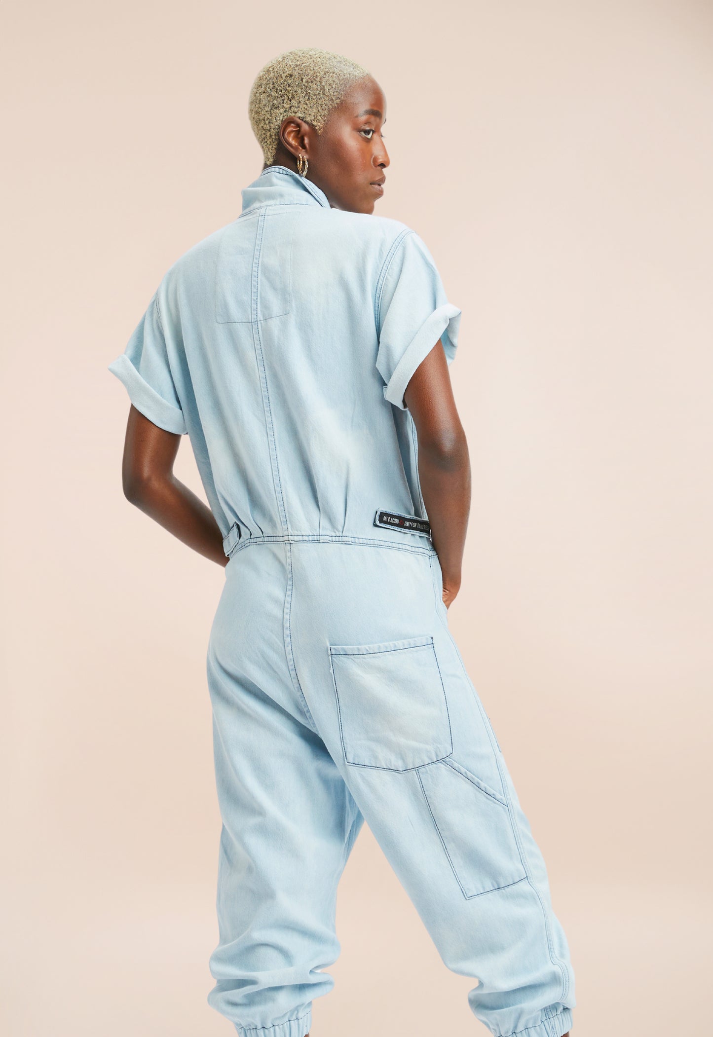 REBELLE RAZOR Short Sleeve Jumpsuit
