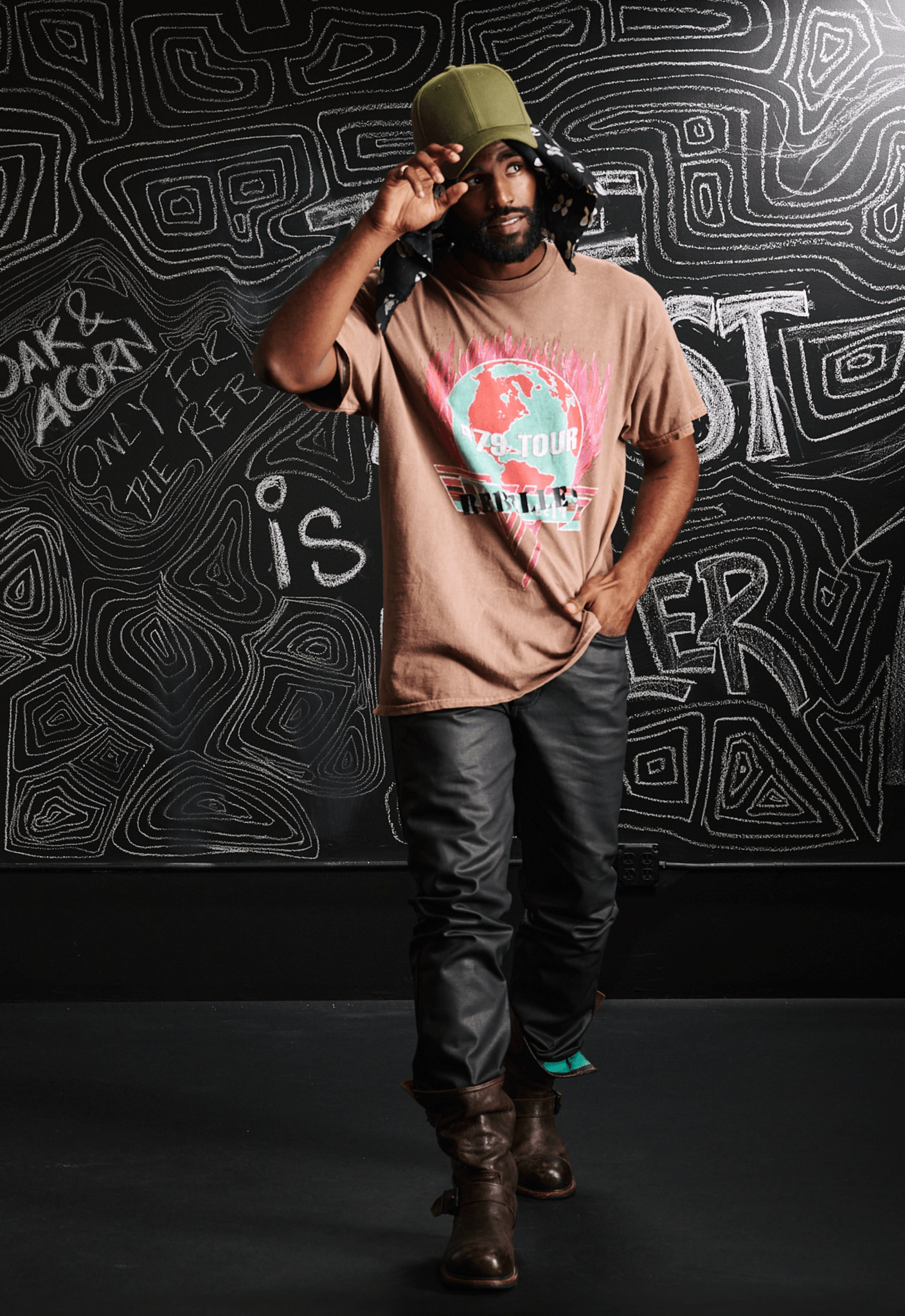 Vintage Tour Tee - Oak & Acorn ~ Only for the Rebelles