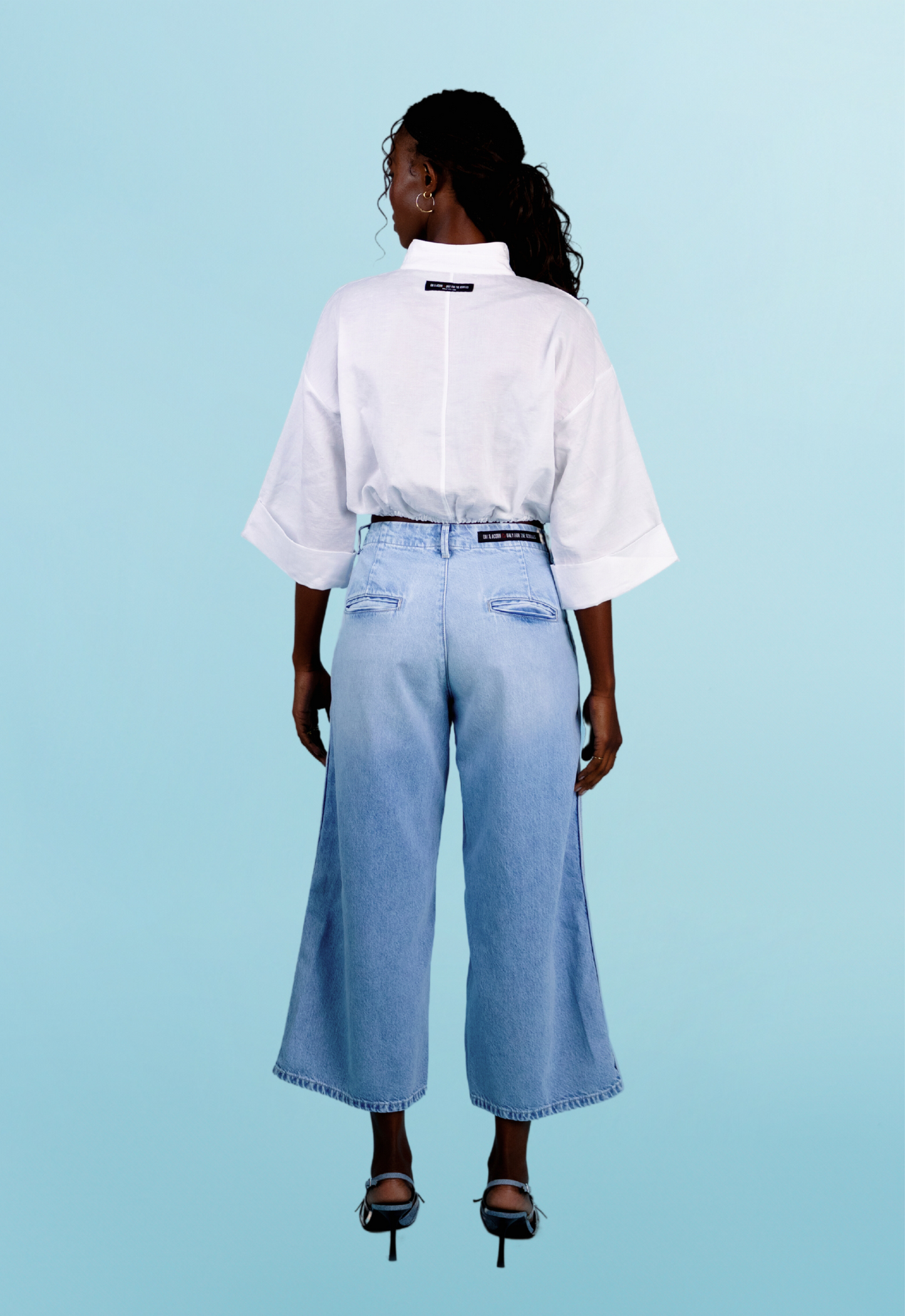 Naomi Cropped Denim Trouser