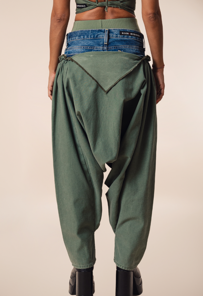 Army Wanderer Harem Pant